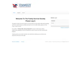 Familysurvivalsociety.com(Family Survival Society) Screenshot