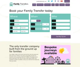 Familytransfers.com(Family Transfers airport) Screenshot