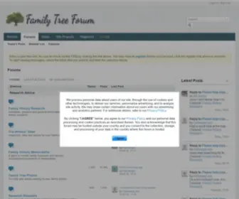 Familytreeforum.com(Family Tree Forum) Screenshot