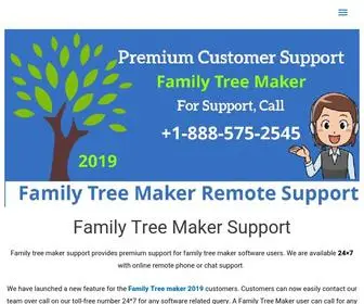 Familytreemakersupports.com(Family tree maker support number) Screenshot