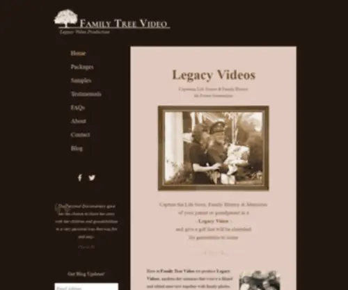 Familytreevideo.com(Legacy Videos) Screenshot