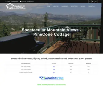 Familyvacationcottages.com(Family Vacation Cottages) Screenshot