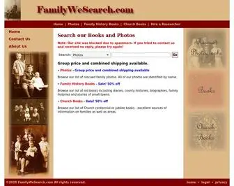 Familywesearch.com(Family History Research by) Screenshot