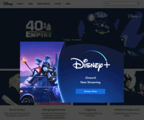 Fam.info(The official website for all things Disney) Screenshot