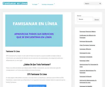 Famisanarenlinea.com(Famisanar En Linea) Screenshot