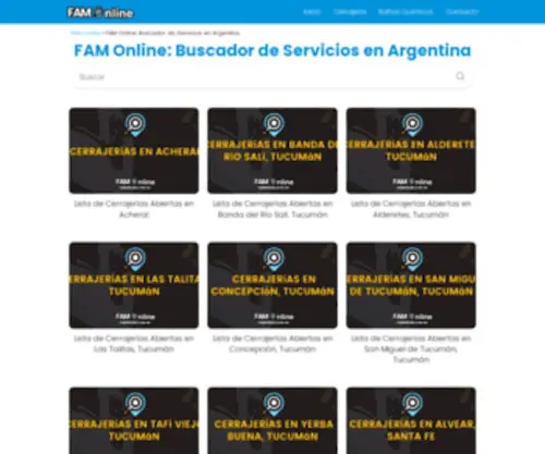 Famonline.com.ar(FAM Online) Screenshot