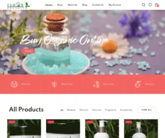 Famororganic.com(Buy Organic Products Online) Screenshot