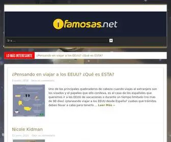 Famosas.net(Otro sitio realizado con WordPress) Screenshot