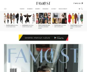 Famost.ro(Tendinte, moda, frumusete, evenimente, sanatate, stil de viata, editoriale) Screenshot