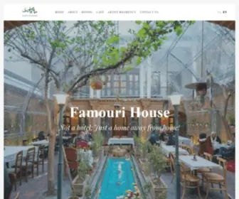 Famourihouse.com(Historic house at the heart of Tehran) Screenshot