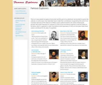 Famous-Explorers.org(Famous Explorers) Screenshot