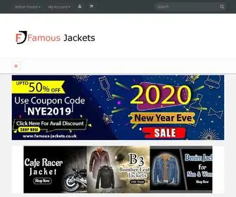 Famous-Jackets.co.uk(Famous Movies and Designers Replica Leather Jackets UK) Screenshot
