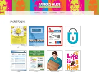 Famousalice.com(GRAPHIC DESIGNER) Screenshot