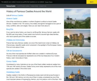 Famouscastles.net(Famous Castles) Screenshot