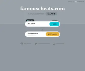 Famouscheats.com(famouscheats) Screenshot