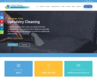 Famouscleaning.com.au(Professional Cleaning Services Adelaide) Screenshot