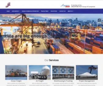 Famous.com.sg(FPS Global Logistics) Screenshot