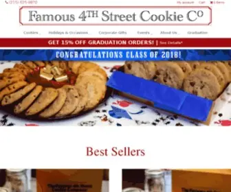 Famouscookies.com(Famous 4th Street Cookie Company) Screenshot