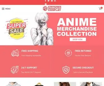 Famouscosplay.com(Web hosting) Screenshot