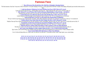 Famousface.org(Famous Face) Screenshot