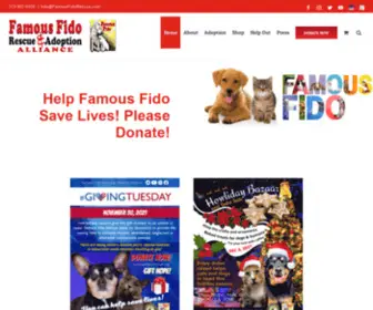 Famousfidorescue.org(Famous Fido Rescue) Screenshot