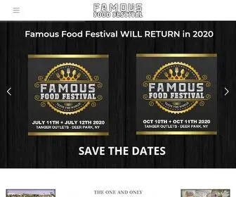 Famousfoodfestival.com(Official Site for the Famous Food Festival) Screenshot