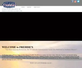 Famousfreddiesroadhouse.com(Famous Freddies Roadhouse in Fox Lake) Screenshot