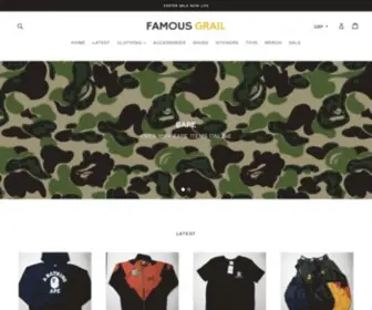 Famousgrail.com(Famous Grail) Screenshot