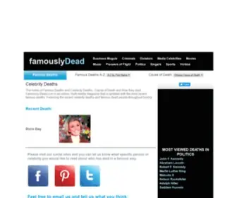 Famously-Dead.com(Celebrity Deaths) Screenshot