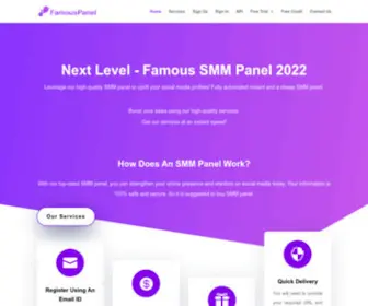 Famouspanel.com(SMM Panel) Screenshot