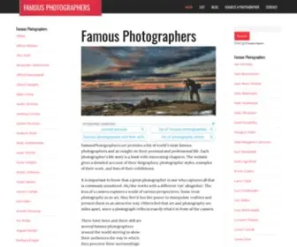 Famousphotographers.net(Famous Photographers) Screenshot