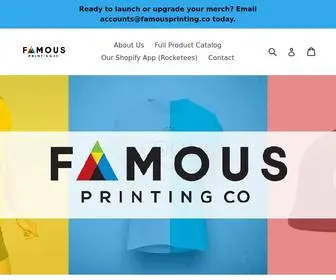 Famousprinting.co(Famous Printing) Screenshot