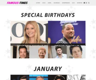 Famoustimes.com(Famous Times) Screenshot