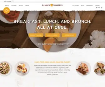 Famoustoastery.com(Breakfast, Brunch, Lunch) Screenshot