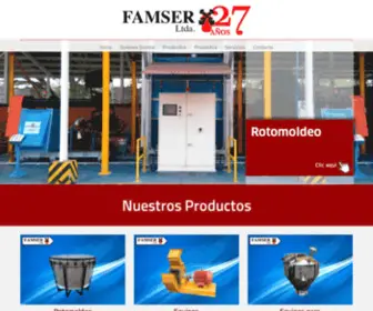 Famserltda.com(Fabricación de maquinaria) Screenshot