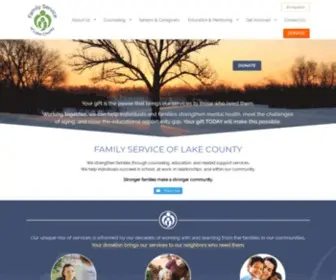 Famservice.org(Family Service of Lake County) Screenshot