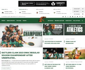 Famuathletics.com(The Official Athletics Site of Florida A&M University) Screenshot