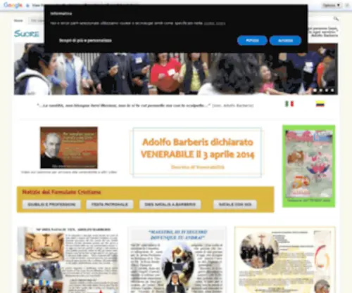 Famulatocristiano.net(Suore del Famulato Cristiano) Screenshot