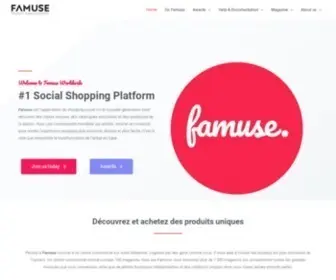 Famuse.co(Famuse Talents Management) Screenshot