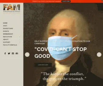 Famva.org(Fredericksburg Area Museum) Screenshot