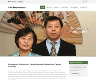 Fanacupuncture.com(Acupuncture Denver) Screenshot