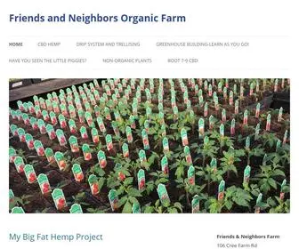 Fanafarming.com(Friends and Neighbors Organic Farm) Screenshot