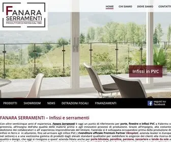 Fanaraserramenti.com(Fanara Serramenti Palermo) Screenshot