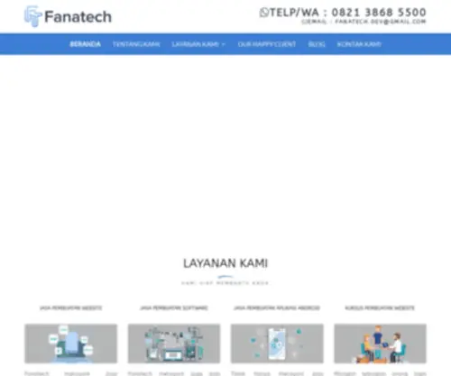 Fanatech.net(Jasa Pembuatan Website dan Software Aplikasi) Screenshot
