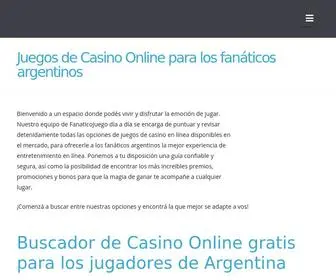 Fanaticojuegos.com.ar(Fanaticojuegos) Screenshot