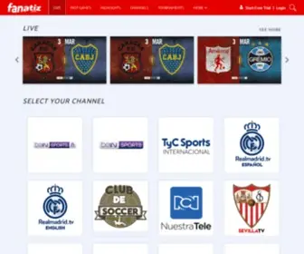 Fanatiz.com(Live Soccer games) Screenshot