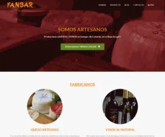 Fanbar.es(Queso artesano y Vino al Natural FANBAR de Samper Teruel) Screenshot