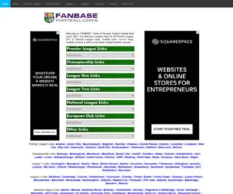 Fanbase-Links.co.uk(FANBASE Football Directory Links) Screenshot