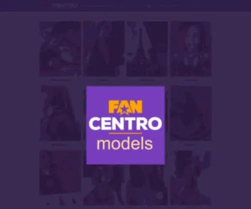Fancentromodels.com(FanCentro Models) Screenshot