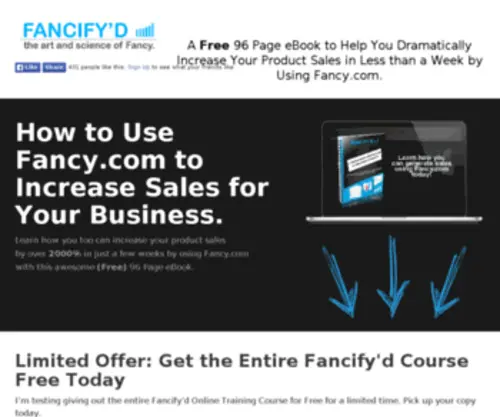 Fancifyd.com(How to use The Fancy to grow sales and acquire customers for your business) Screenshot